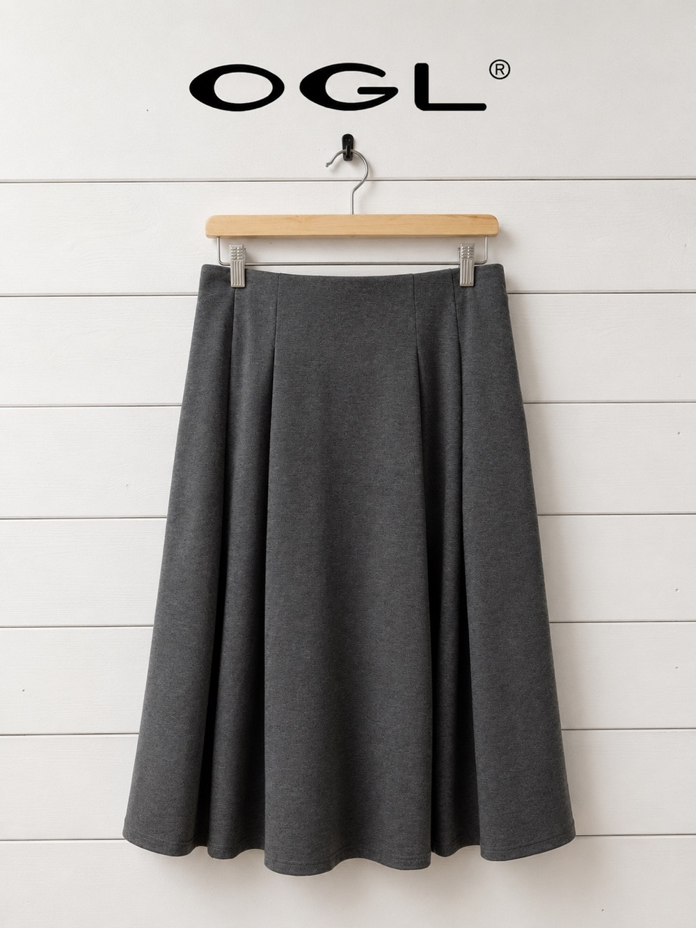 OGL Move Midi Skirt – Charcoal Grey – Size L